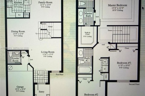 Снять в аренду таунхаус в Майами, Флорида 3 спальни, 148.83м2, № 2065034 - фото 12