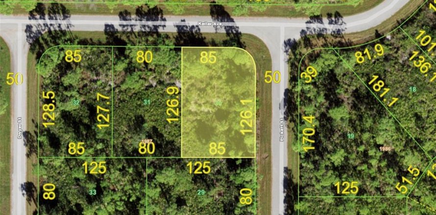 Land in Port Charlotte, Florida № 2380466