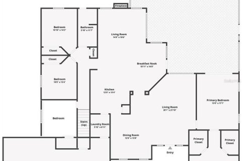 House in Port Orange, Florida 5 bedrooms, 267.65 sq.m. № 1828083 - photo 23