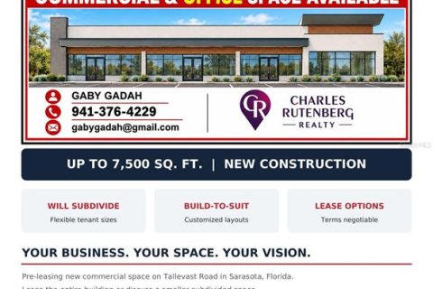 Immobilier commercial à Sarasota, Floride № 2430530