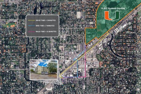 Снять в аренду квартиру в Саут-Майами, Флорида 1 спальня, 43.66м2, № 1940421 - фото 11