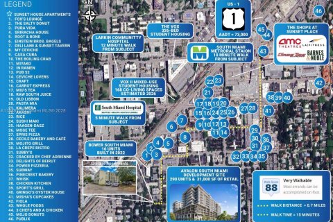 Снять в аренду квартиру в Саут-Майами, Флорида 1 спальня, 43.66м2, № 1940421 - фото 10
