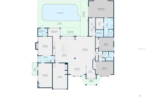 Купить виллу или дом в Венеция, Флорида 9 комнат, 239.59м2, № 2123288 - фото 25