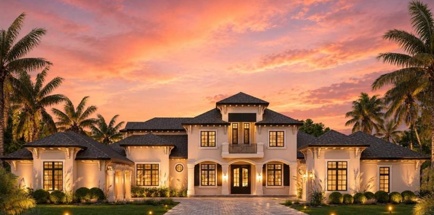 House in Windermere, Florida 5 bedrooms, 574.32 sq.m. № 2214497