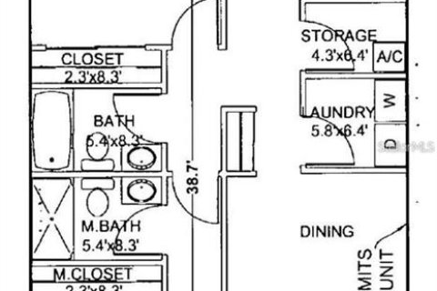 Copropriété à louer à New Port Richey, Floride: 2 chambres, 85.47 m2 № 2166183 - photo 18