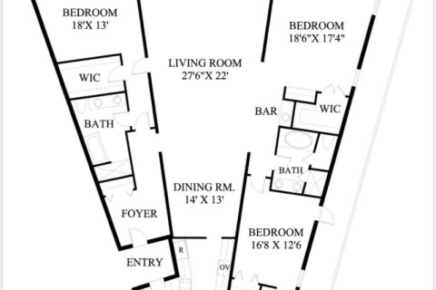Condo in Palm Beach, Florida, 3 bedrooms  № 1119899 - photo 1