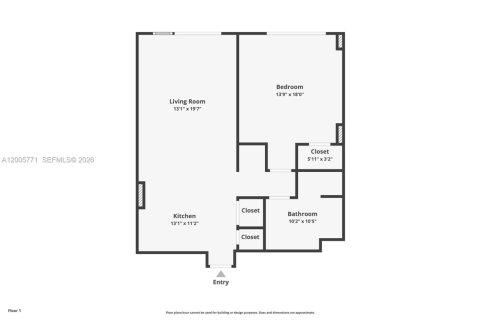 Condo in Miami, Florida, 1 bedroom  № 2069568 - photo 18