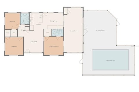 House in Saint Petersburg, Florida 3 bedrooms, 119.19 sq.m. № 2117807 - photo 5