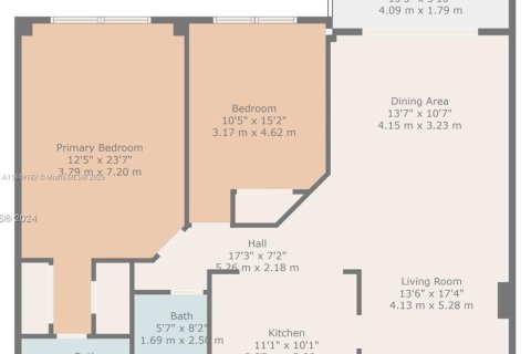 Condominio en alquiler en Aventura, Florida, 2 dormitorios, 113.34 m2 № 1936575 - foto 27