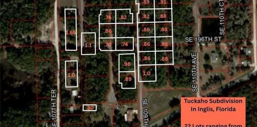 Terreno en Inglis, Florida № 1885928