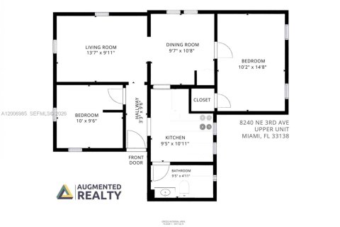 House in Miami, Florida 2 bedrooms, 63.17 sq.m. № 2073440 - photo 14