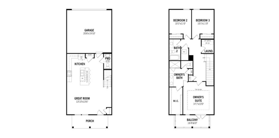 Townhouse in PABLO COVE in Jacksonville, Florida 3 bedrooms, 148 sq.m. № 32422