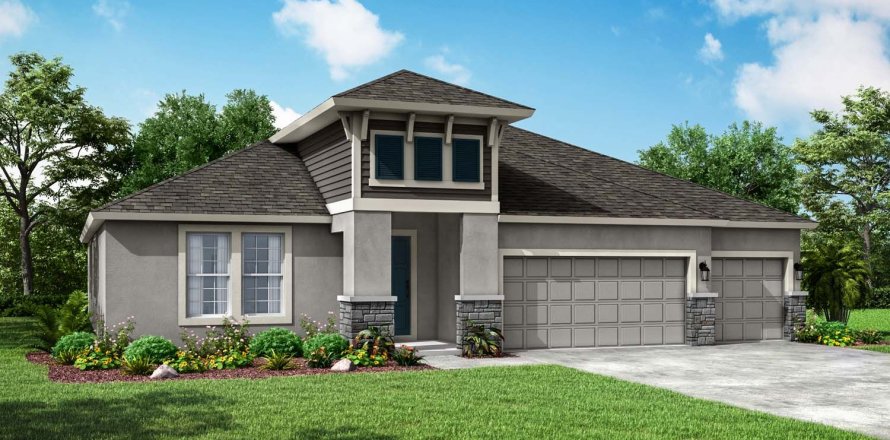 Дом в River Pointe by William Ryan Homes в Ривервью, Флорида 4 комнаты, 259м2 № 390597