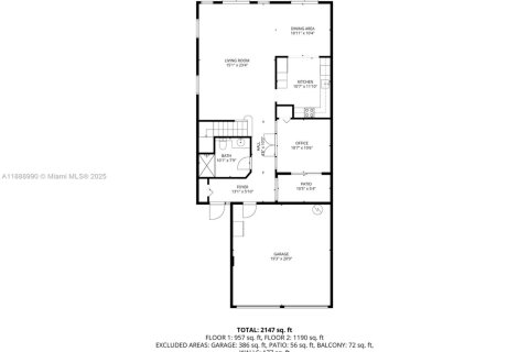 Townhouse in Palmetto Bay, Florida 3 bedrooms, 205.41 sq.m. № 1943832 - photo 26