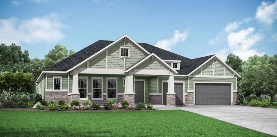 Дом в Foxmeadow by Drees Homes в Миддлберг, Флорида 4 комнаты, 317м2 № 429840