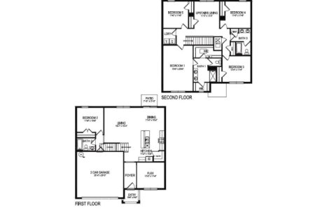 House floor plan «House», 5 bedrooms in Courtland Park