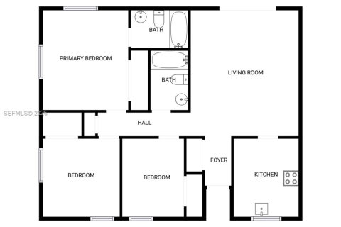 Купить таунхаус в Майами-Гарденс, Флорида 3 спальни, 92.81м2, № 1997162 - фото 21
