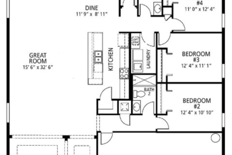 House floor plan «941 Fieldstone Way», 3 rooms in Haines Ridge