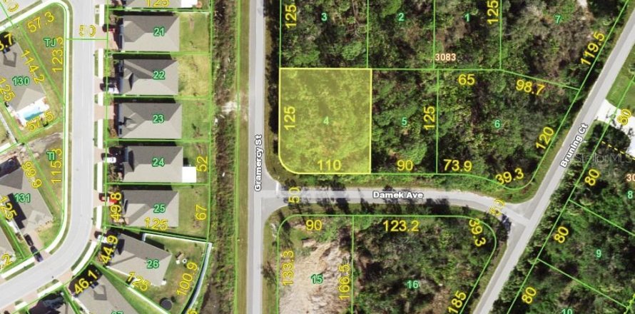 Terreno en Port Charlotte, Florida № 2159788