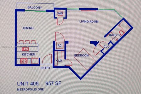 Condominio en venta en Miami, Florida, 1 dormitorio, 88.91 m2 № 2013484 - foto 9