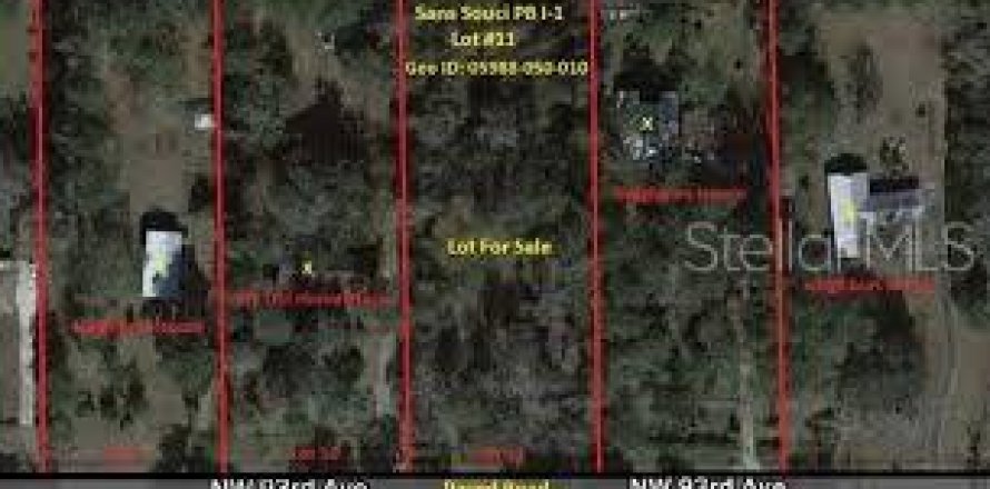 Terreno en Gainesville, Florida № 1279948