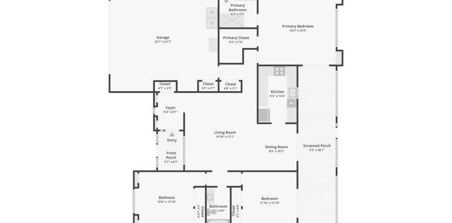 Casa en Punta Gorda, Florida 3 dormitorios, 143.35 m2 № 1529392