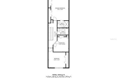 Touwnhouse à vendre à Palm Harbor, Floride: 3 chambres, 139.35 m2 № 2280446 - photo 4