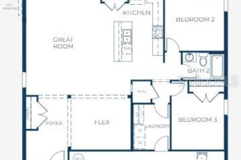 Купить виллу или дом в Леди-Лейк, Флорида 7 комнат, 163.6м2, № 2149626 - фото 3
