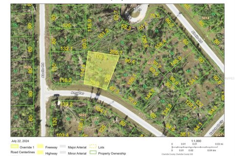 Terreno en Port Charlotte, Florida № 2204088