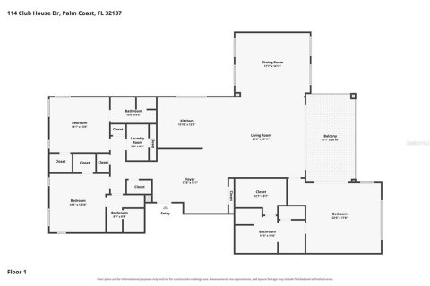 Condo in Palm Coast, Florida, 3 bedrooms  № 2395870 - photo 4
