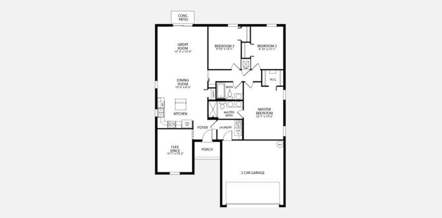 Townhouse in INVERNESS in Inverness, Florida 3 bedrooms, 144 sq.m. № 79055