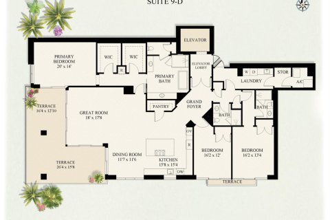Condo in Riviera Beach, Florida, 3 bedrooms  № 2249554 - photo 3
