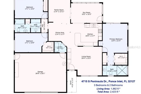 Villa ou maison à vendre à Ponce Inlet, Floride: 3 chambres, 173.08 m2 № 2313233 - photo 16