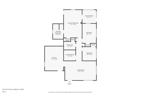 House in Longwood, Florida 3 bedrooms, 142.79 sq.m. № 1826499 - photo 2
