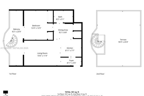 Condominio en venta en Miami, Florida, 1 dormitorio, 59.55 m2 № 2047999 - foto 30