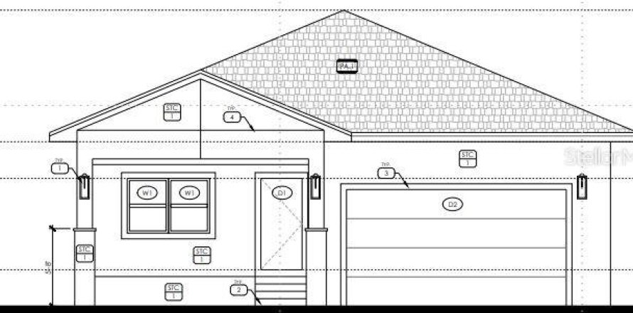 House in Tampa, Florida 3 bedrooms, 190.73 sq.m. № 1881328