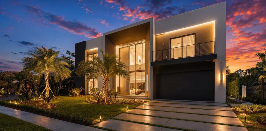 House in Lighthouse Point, Florida 5 bedrooms, 430.23 sq.m. № 2088139