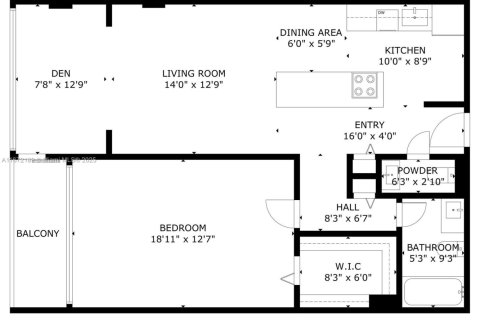 Condo in Hallandale Beach, Florida, 1 bedroom  № 1833860 - photo 15