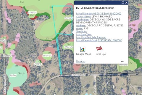 Terreno en venta en Geneva, Florida № 1800075 - foto 12