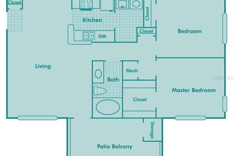 Condo in Bradenton, Florida, 2 bedrooms  № 1837295 - photo 5