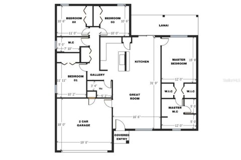 House in Kissimmee, Florida 4 bedrooms, 156.45 sq.m. № 1529150 - photo 1