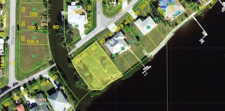 Terreno en Punta Gorda, Florida № 1901608