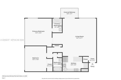 Copropriété à vendre à North Miami, Floride: 2 chambres, 110.37 m2 № 2072795 - photo 23