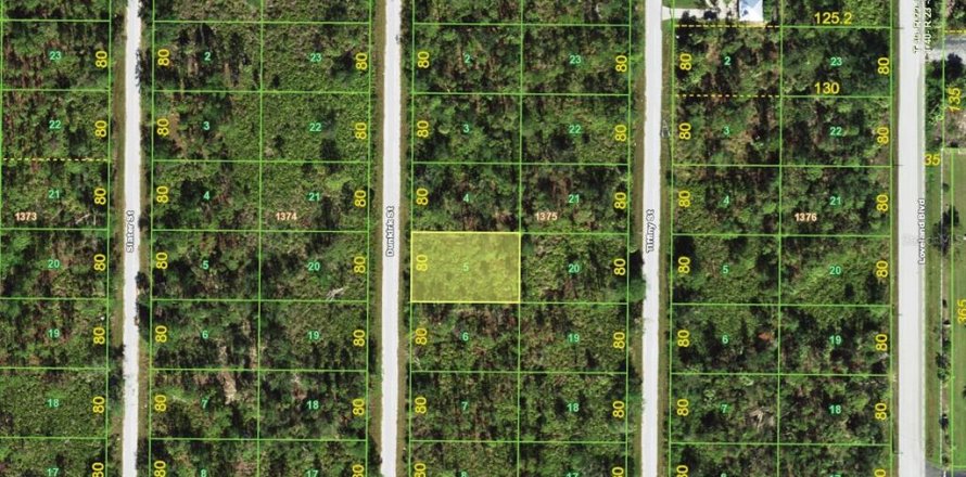 Terrain à Port Charlotte, Floride № 2235238