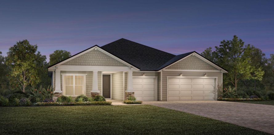 House in Preserve at Beacon Lake by Toll Brothers in Saint Augustine, Florida 3 bedrooms, 229 sq.m. № 492139