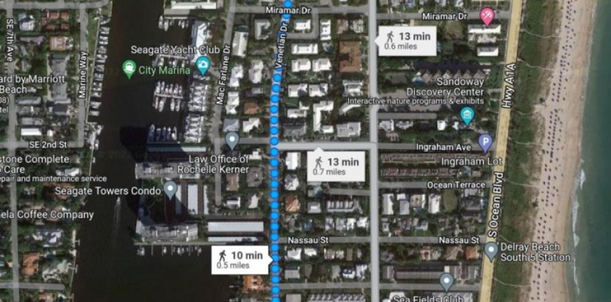 Townhouse in Delray Beach, Florida 5 bedrooms, 434.5 sq.m. № 1127740