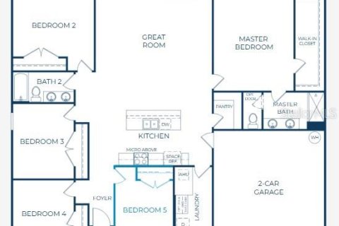 House in Edgewater, Florida 5 bedrooms, 190.64 sq.m. № 2138762 - photo 2