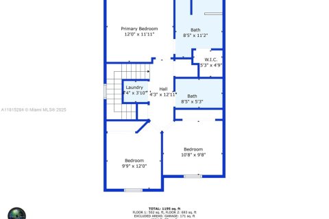 Adosado en venta en Homestead, Florida, 3 dormitorios, 123.65 m2 № 1775886 - foto 21