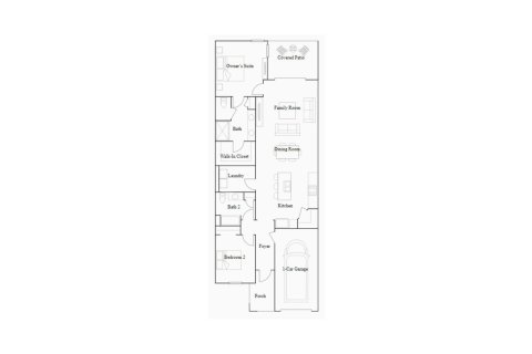 Планировка виллы или дома «129SQM» 2 спальни в ЖК MIRADA