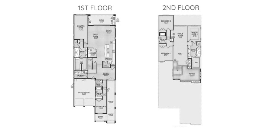 Touwnhouse à SHOREFRONT COVE à Winter Garden, Floride 5 chambres, 387 m2 № 102785